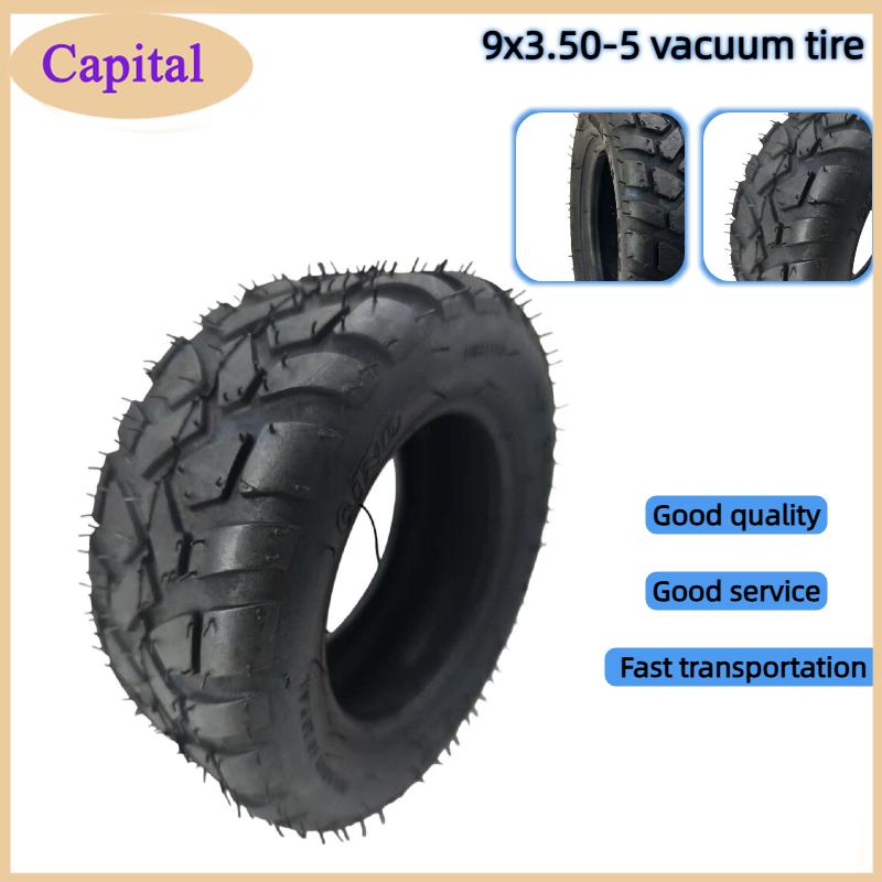Road Bike Tire - 9x3.50-5 Vakuumreifen für Elektroroller, 9 Zoll,