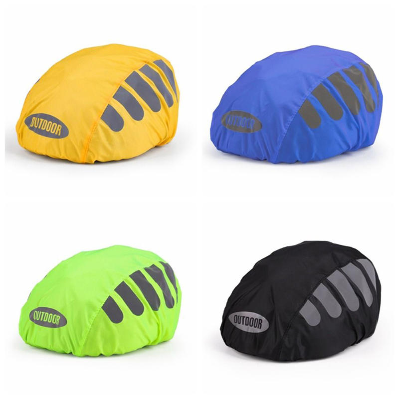 Cycling Gear Pas - 1 Stück Fahrradhelm-Regenschutz mit reflektierendem Streifen,