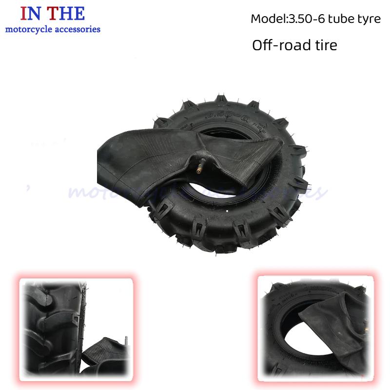 Road Bike Tire - Offroad-Reifen 3.50-6, Innenreifen, Außenreifen, geeignet für