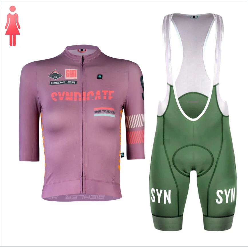 SYN Lila Kurzarmtrikot und rot – Cycling Gear For Sale Bewertung und Preis