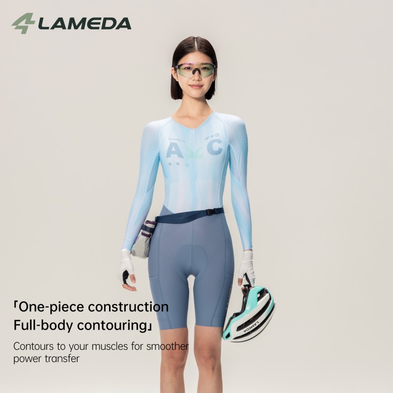 LAMEDA Damen-Radanzug Langarm- – Cycling Gear For Sale Bewertung und Preis