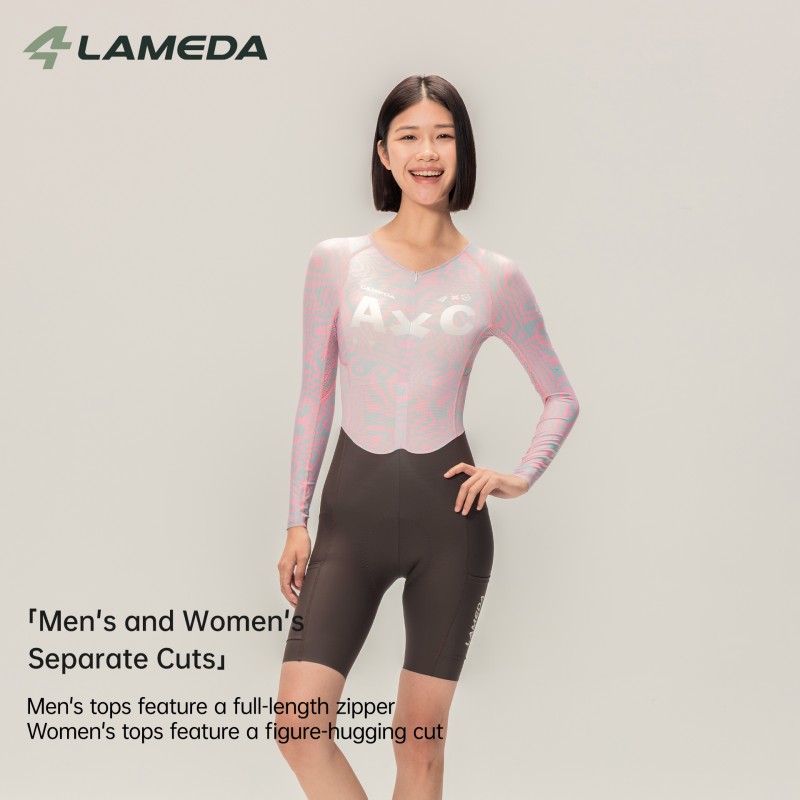 LAMEDA Damen-Radanzug Langarm- – Cycling Gear For Sale Bewertung und Preis
